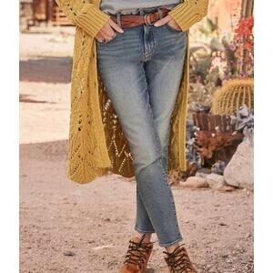 Driftwood Jackie High Rise Skinny Jeans, Size 28